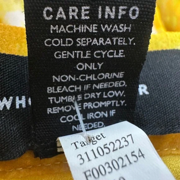 Who What Wear Yellow Tie Dye Pleated Maxi Skirt Womens Size 4 Lined Chiffon Boho - Picture 7 of 7